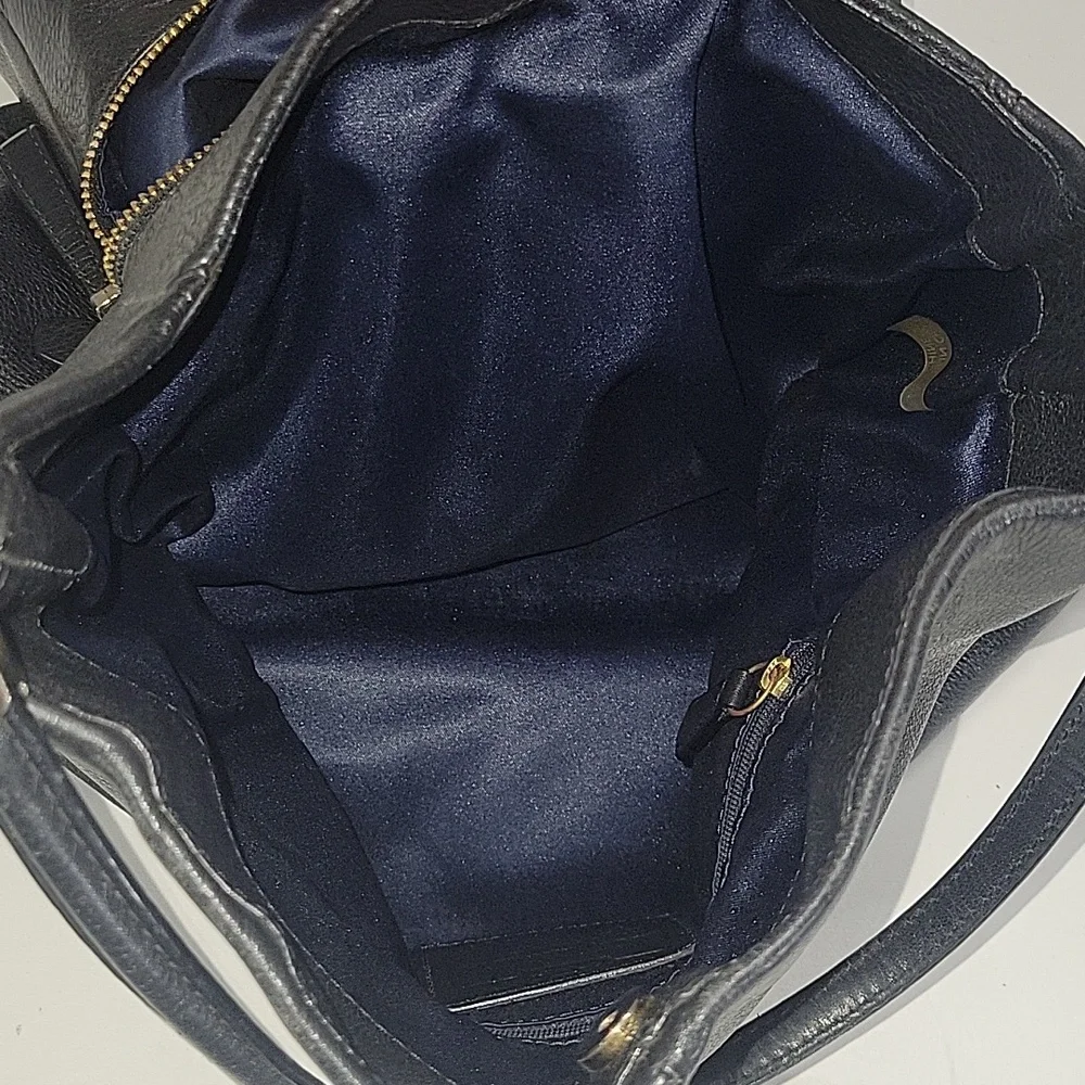 Coach Madison Black Leather Shoulder Bag 24621